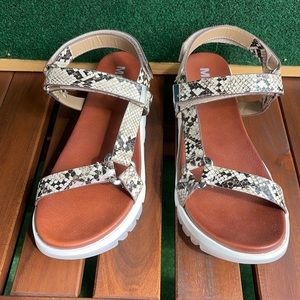 Snake Skin Sandals